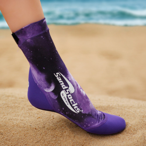 sand socks Purple Galaxy Sand Socks