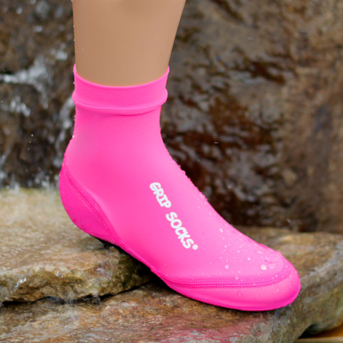sand socks Toddlers Pink Grip Socks
