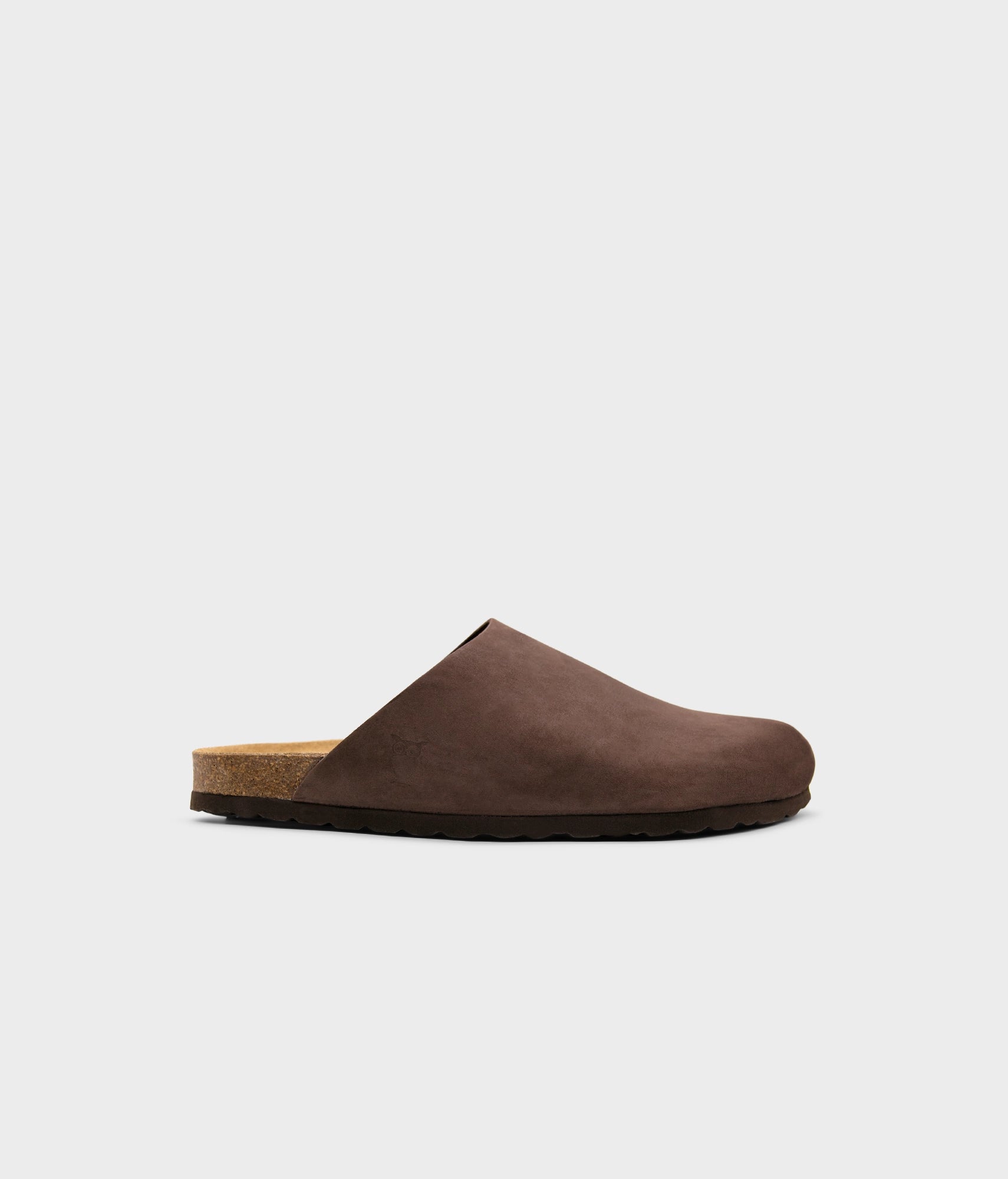 sandgrens Bilbao closed-toe cork sandals Walnut Brown