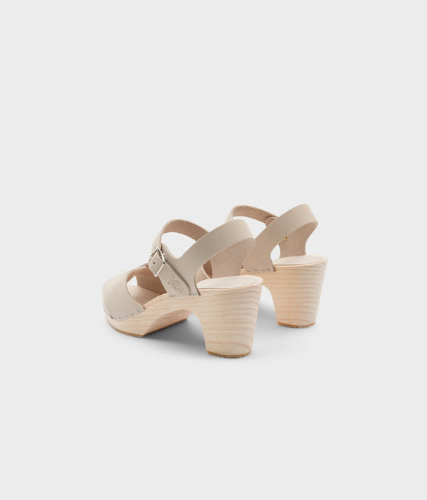 Sandgrens Aurora Crossed Clog Sandal Sand