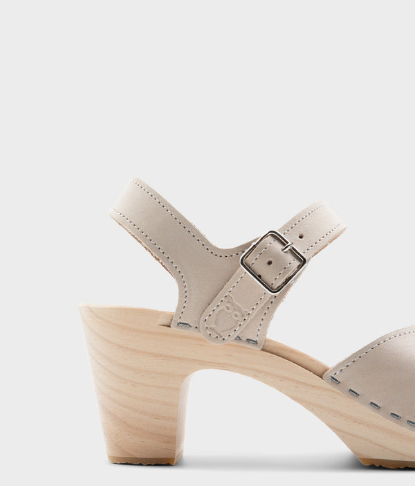 Sandgrens Aurora Crossed Clog Sandal Sand