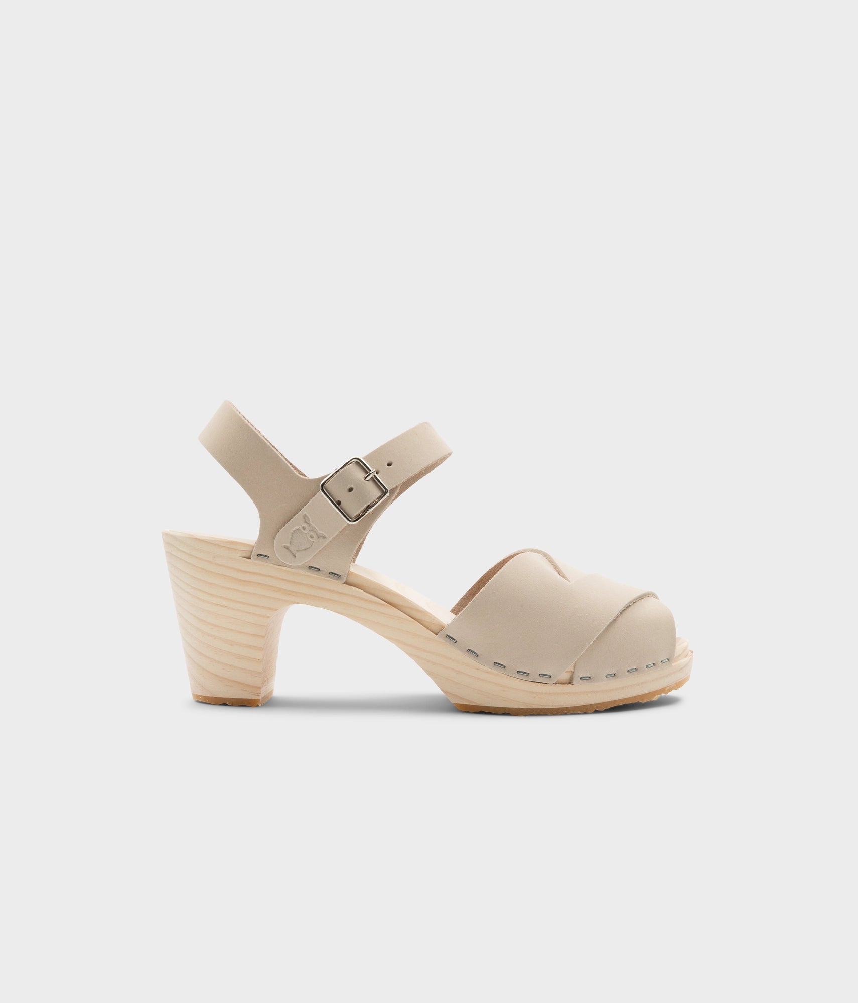 sandgrens Aurora crossed clog sandal Sand