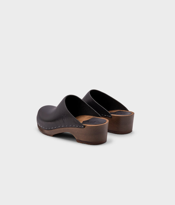 Sandgrens Austin Minimalistic Clog Mule Black