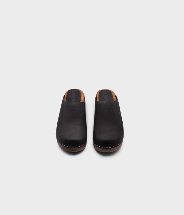 Sandgrens Austin Minimalistic Clog Mule Black