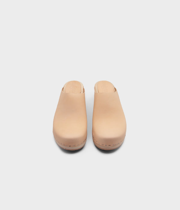 Sandgrens Austin Minimalistic Clog Mule Ecru