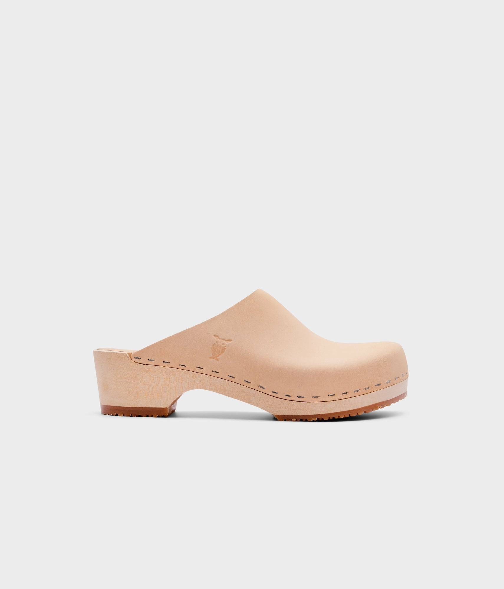 sandgrens Austin minimalistic clog mule Ecru