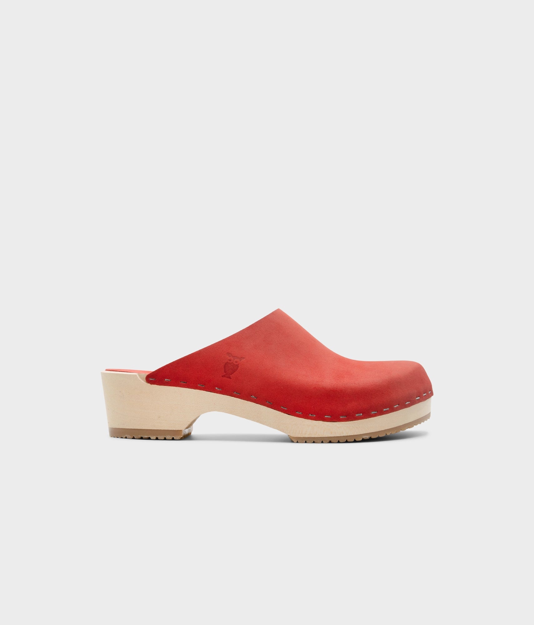 sandgrens Austin minimalistic clog mule Red