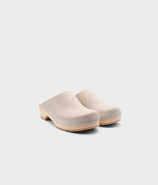 Sandgrens Austin Minimalistic Clog Mule Sand
