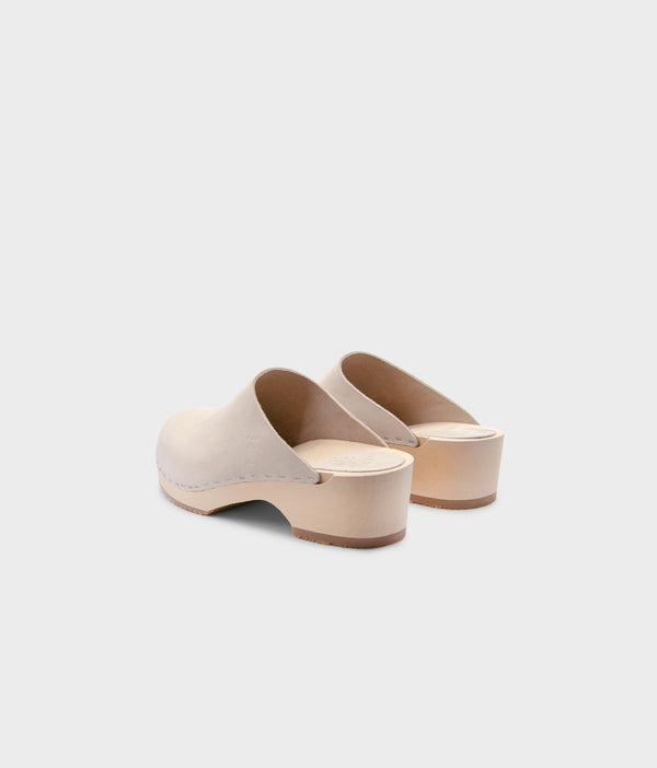Sandgrens Austin Minimalistic Clog Mule Sand