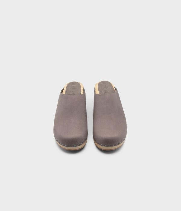 Sandgrens Austin Minimalistic Clog Mule Stone