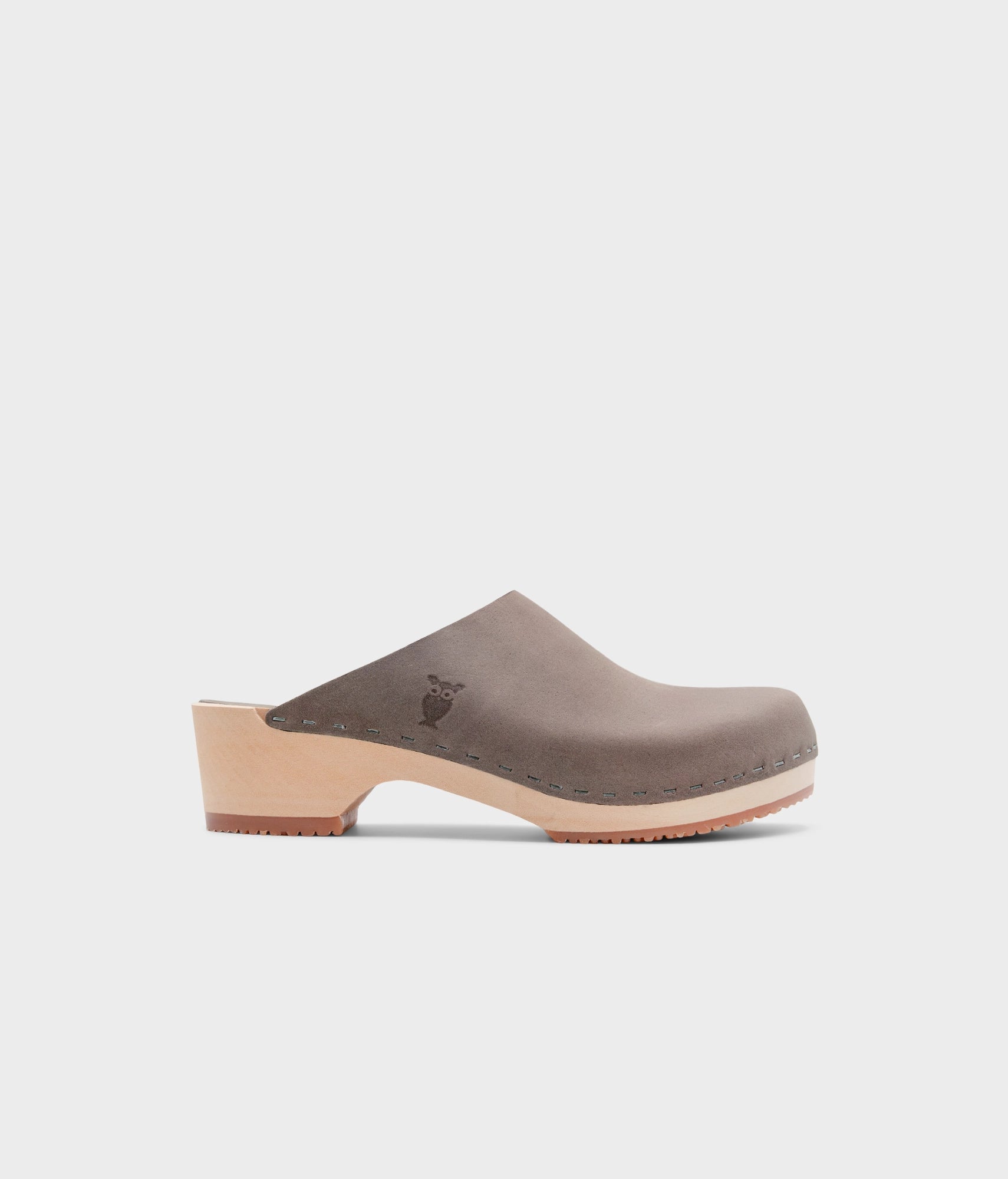 sandgrens Austin minimalistic clog mule Stone