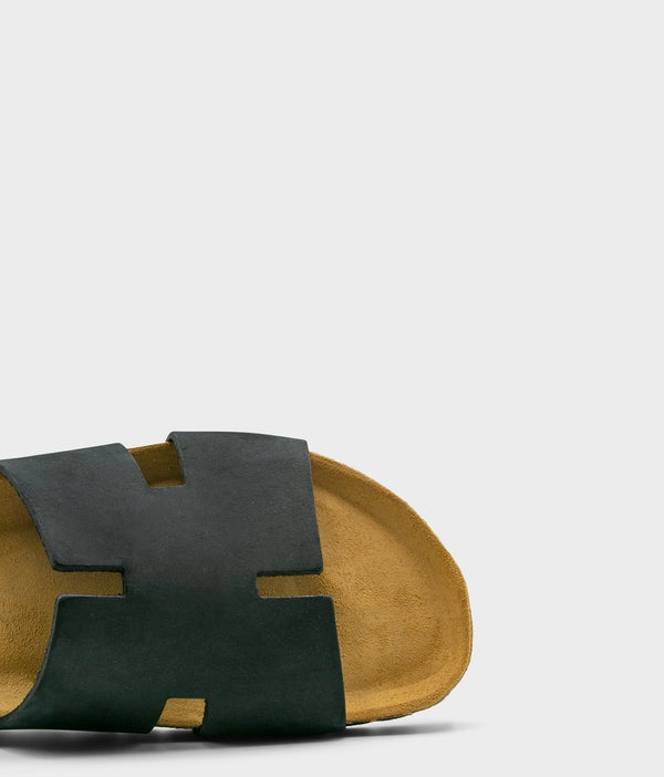 Sandgrens Avila Lux Cork Sandal Black Ember