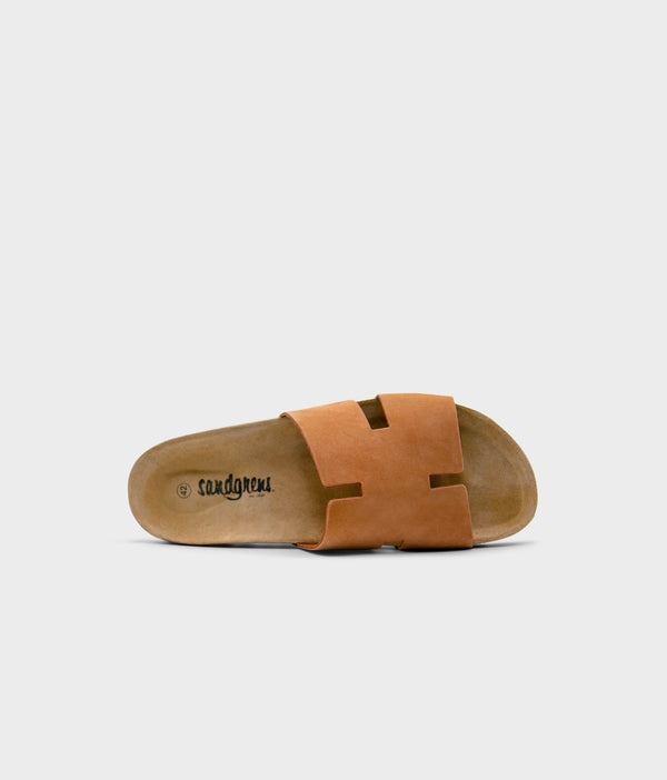 Sandgrens Avila Lux Cork Sandal Light Terracotta