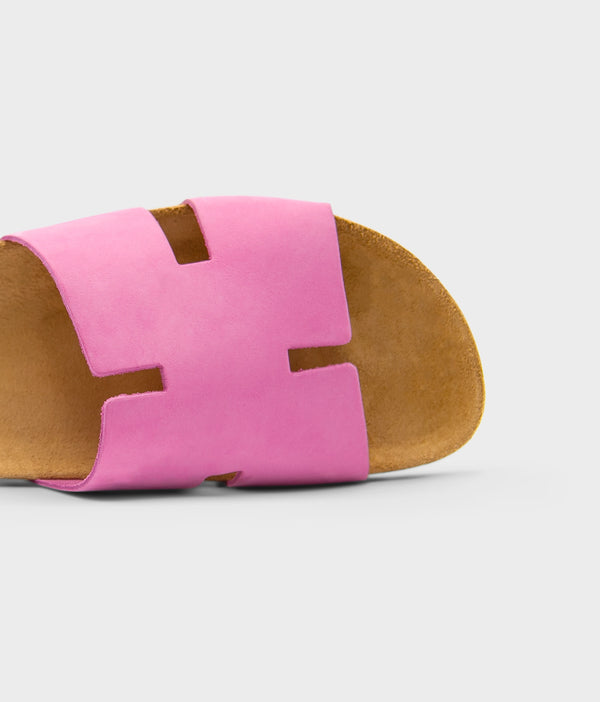 Sandgrens Avila Lux Cork Sandal Magenta