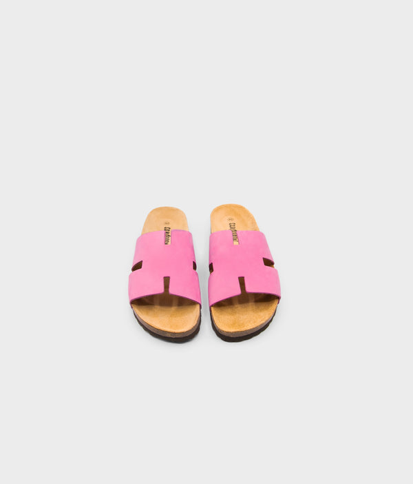 Sandgrens Avila Lux Cork Sandal Magenta