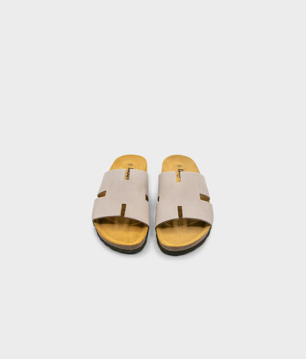 Sandgrens Avila Lux Cork Sandal Sandstone Beige