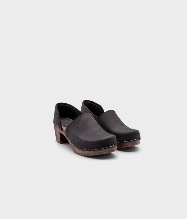 Sandgrens Brett Closed-back Clogs Black