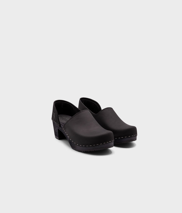 Sandgrens Brett Closed-back Clogs Black