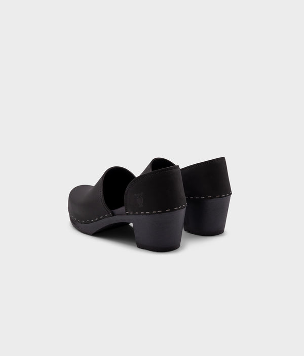 Sandgrens Brett Closed-back Clogs Black