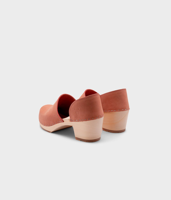Sandgrens Brett Closed-back Clogs Blush