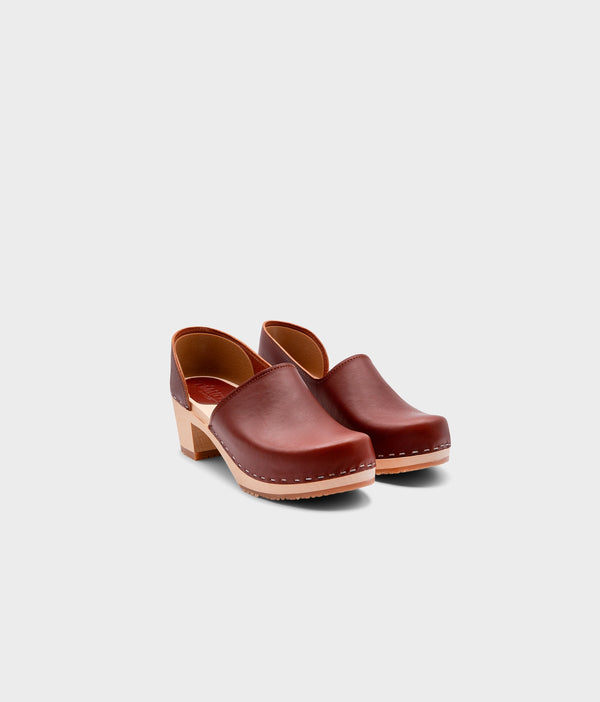 Sandgrens Brett Closed-back Clogs Cognac