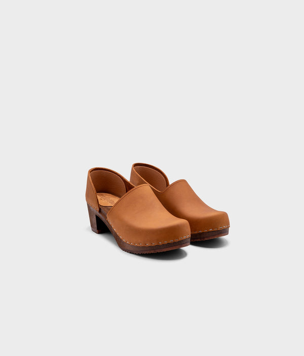Sandgrens Brett Closed-back Clogs Dexter Tan