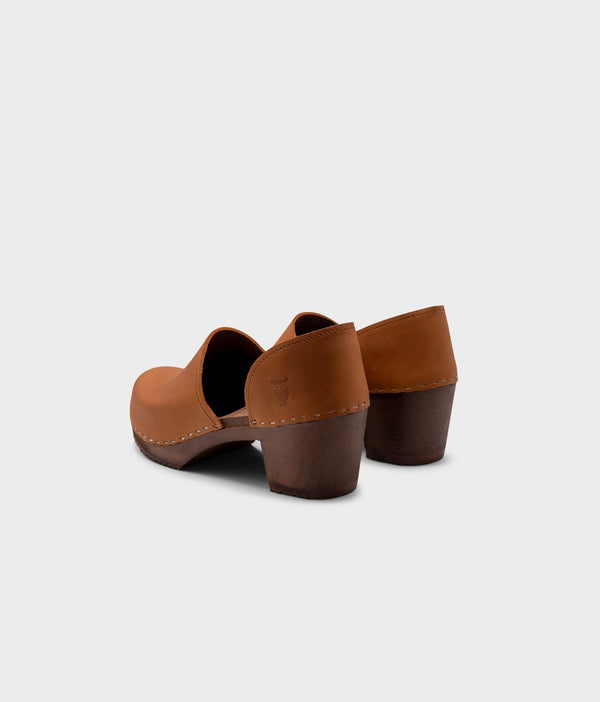 Sandgrens Brett Closed-back Clogs Dexter Tan