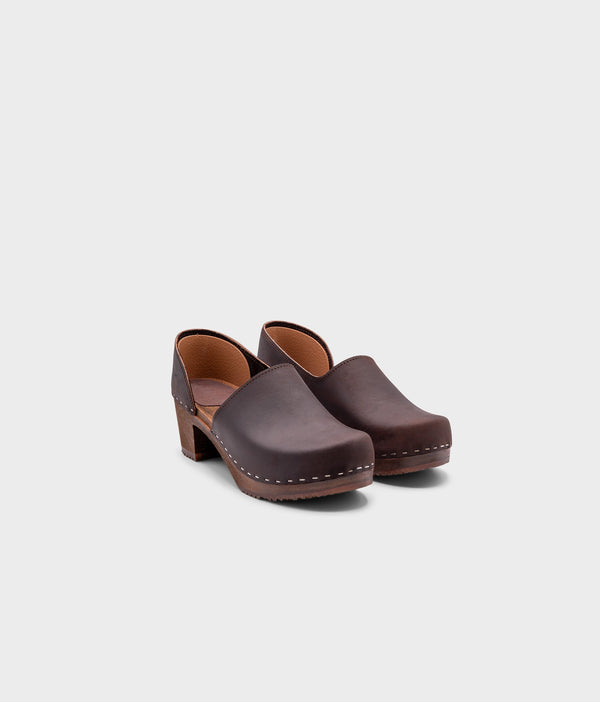 Sandgrens Brett Closed-back Clogs Fudge
