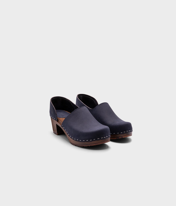 Sandgrens Brett Closed-back Clogs Navy