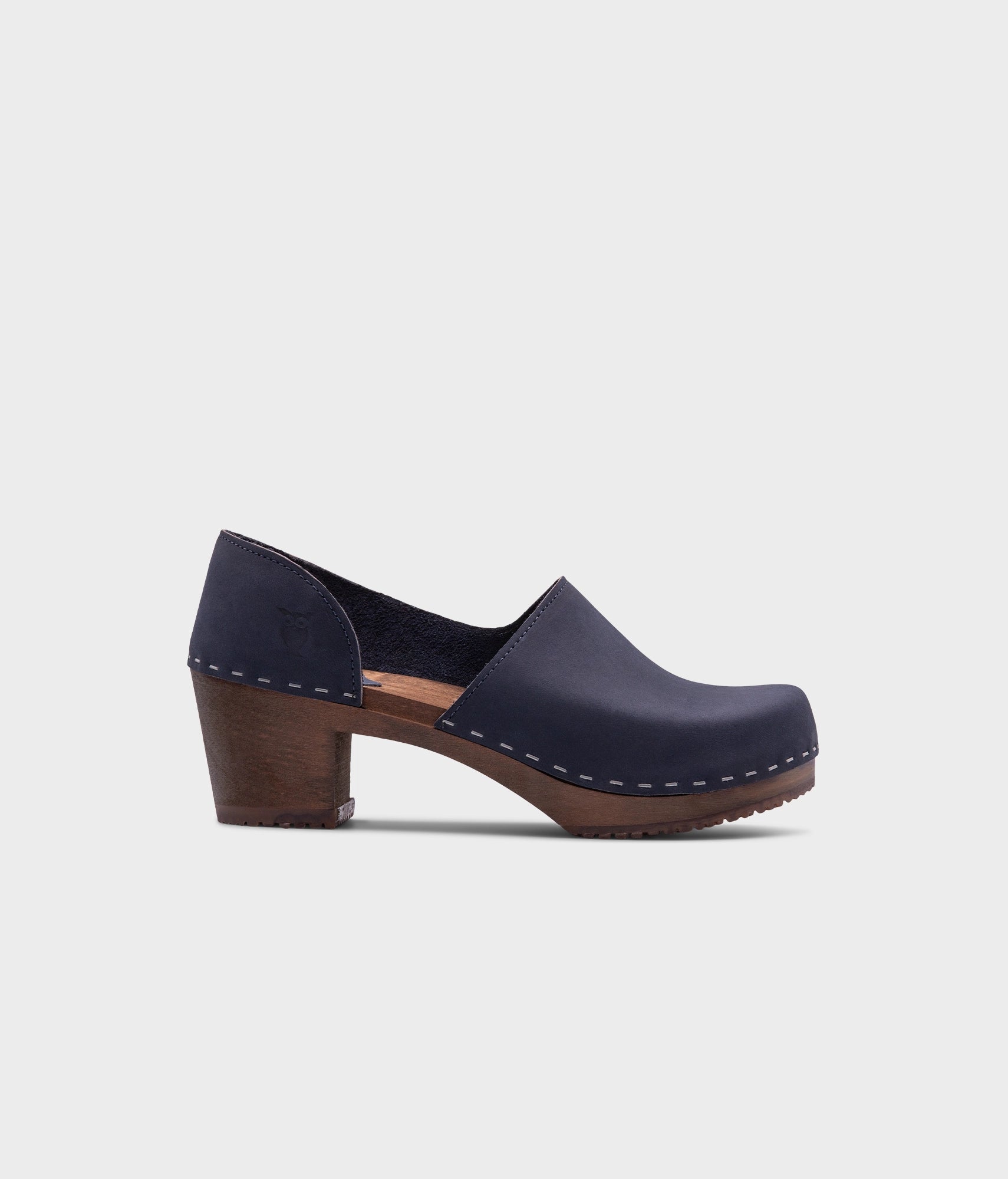 sandgrens Brett closed-back clogs Navy