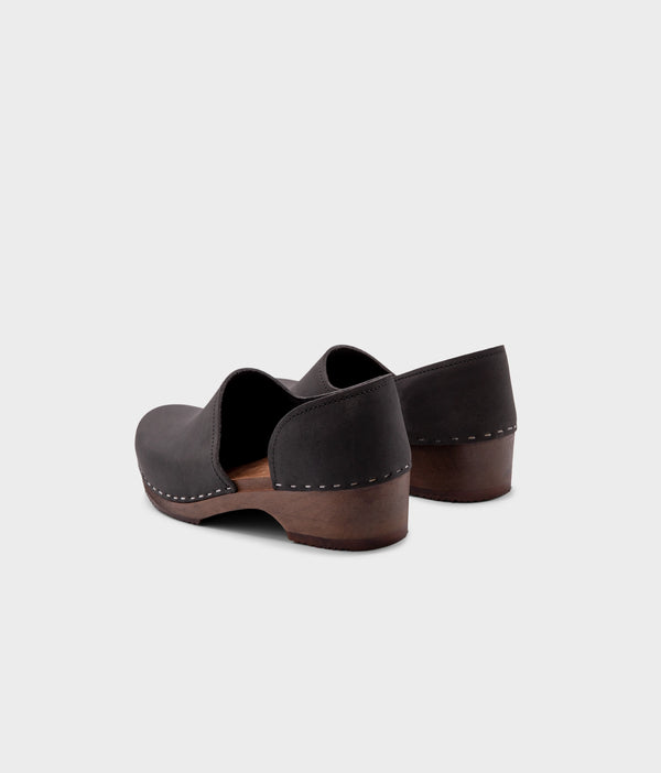 Sandgrens Brett Low Closed-back Clogs Black