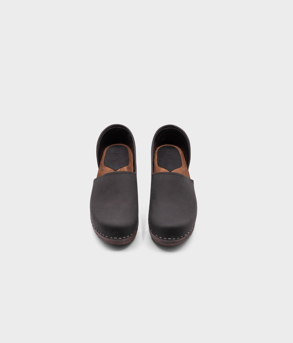 Sandgrens Brett Low Closed-back Clogs Black