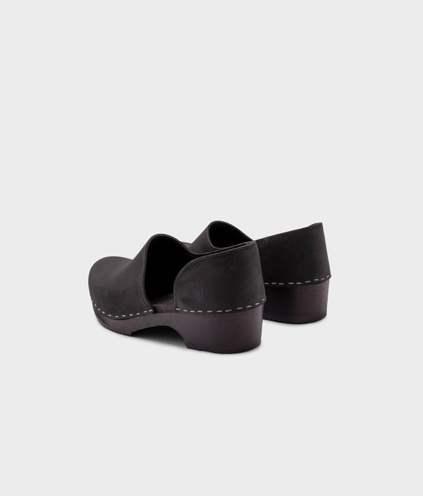 Sandgrens Brett Low Closed-back Clogs Black