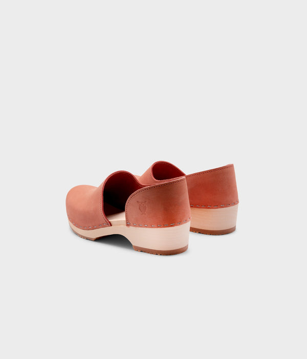 Sandgrens Brett Low Closed-back Clogs Blush