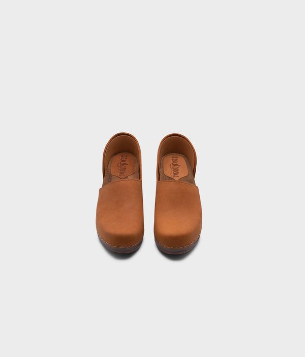 Sandgrens Brett Low Closed-back Clogs Dexter Tan
