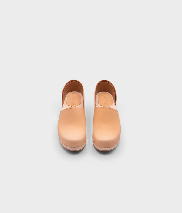 Sandgrens Brett Low Closed-back Clogs Ecru