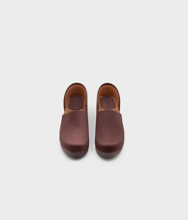 Sandgrens Brett Low Closed-back Clogs Fudge