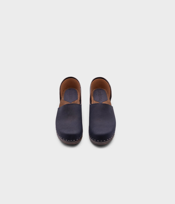 Sandgrens Brett Low Closed-back Clogs Navy