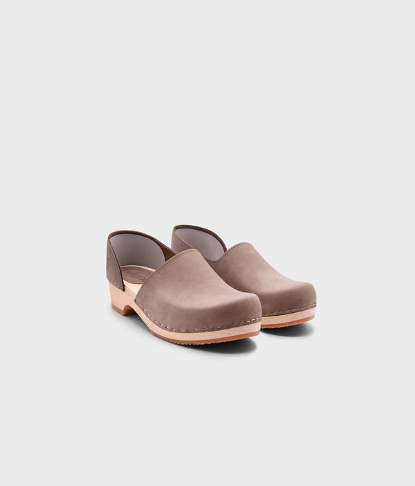 Sandgrens Brett Low Closed-back Clogs Stone