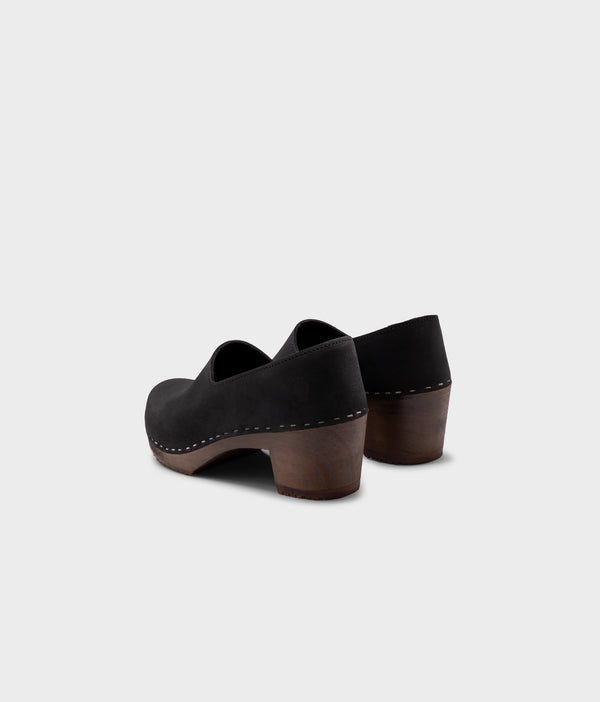 Sandgrens Bridget Closed-back Clogs Black