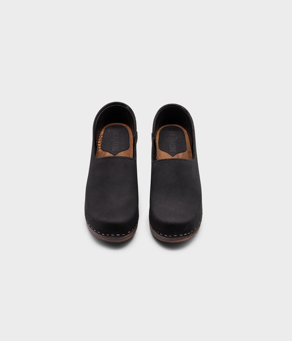 Sandgrens Bridget Closed-back Clogs Black