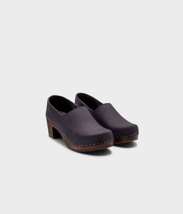 Sandgrens Bridget Closed-back Clogs Navy