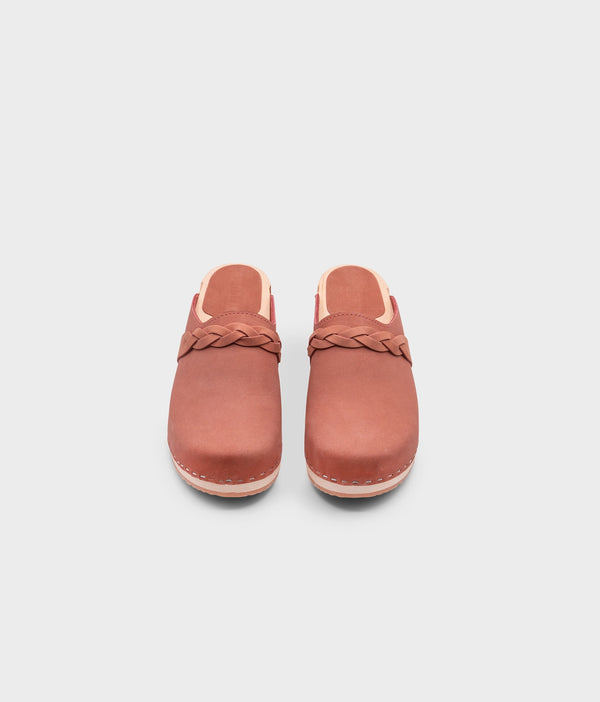 Sandgrens Brussels Braided Clog Mule Blush