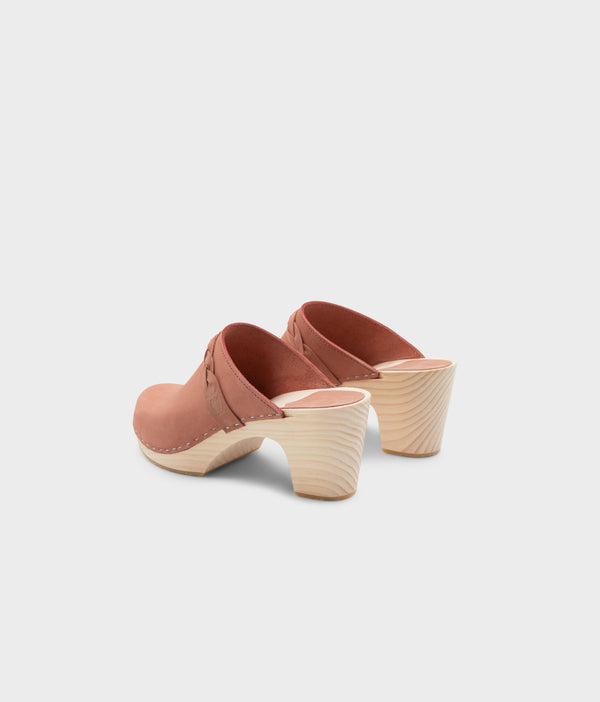 Sandgrens Cannes Braided Clog Mule Blush