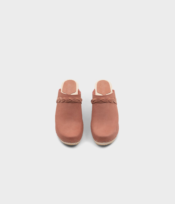 Sandgrens Cannes Braided Clog Mule Blush
