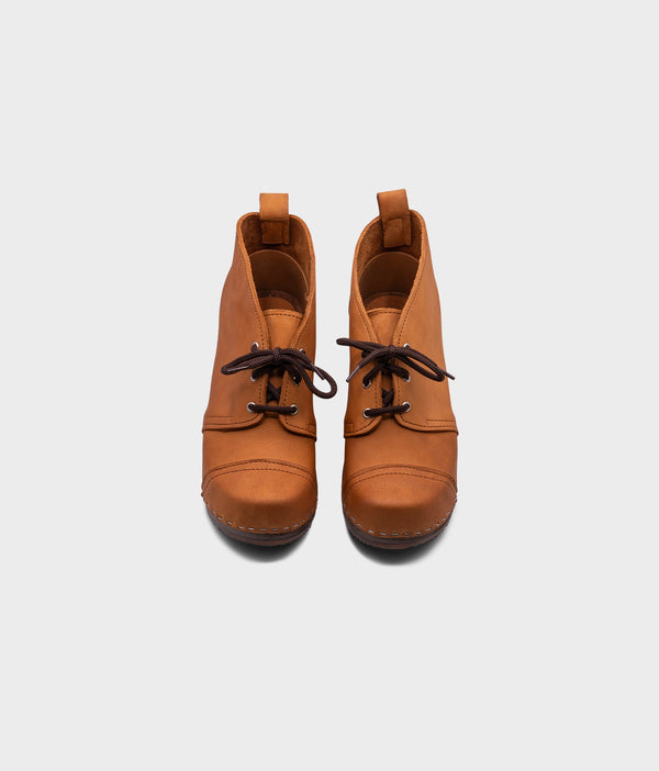 Sandgrens Chukka Cap Toe Clog Boots Dexter Tan