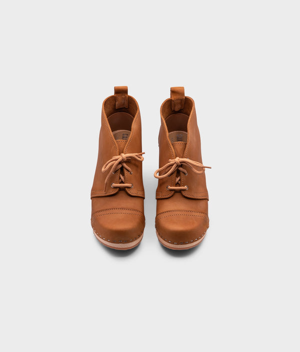 Sandgrens Chukka Cap Toe Clog Boots Dexter Tan