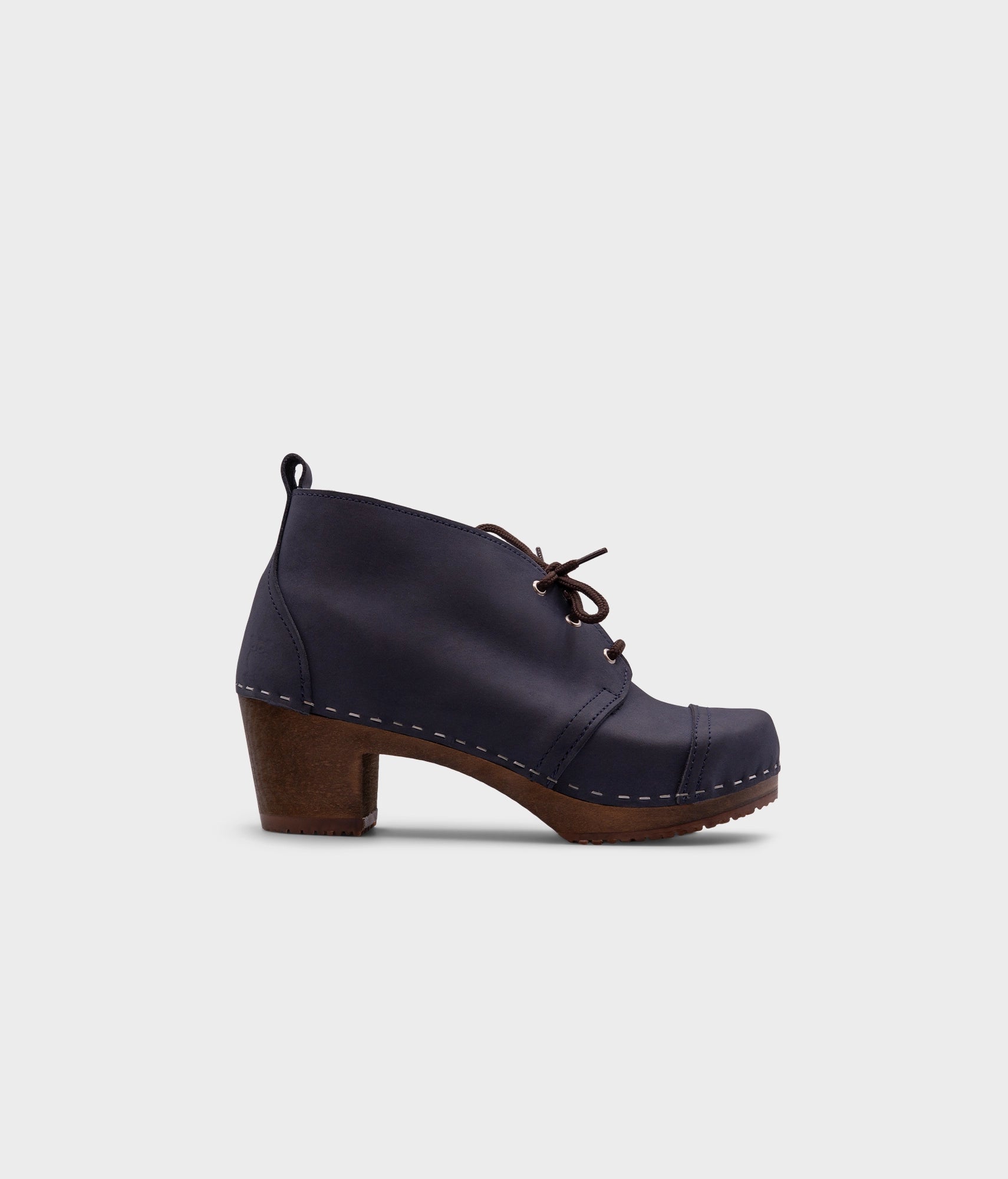 sandgrens Chukka cap toe clog boots Navy