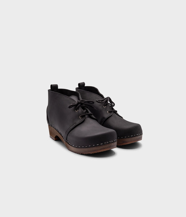 Sandgrens Chukka Clog Boots Black