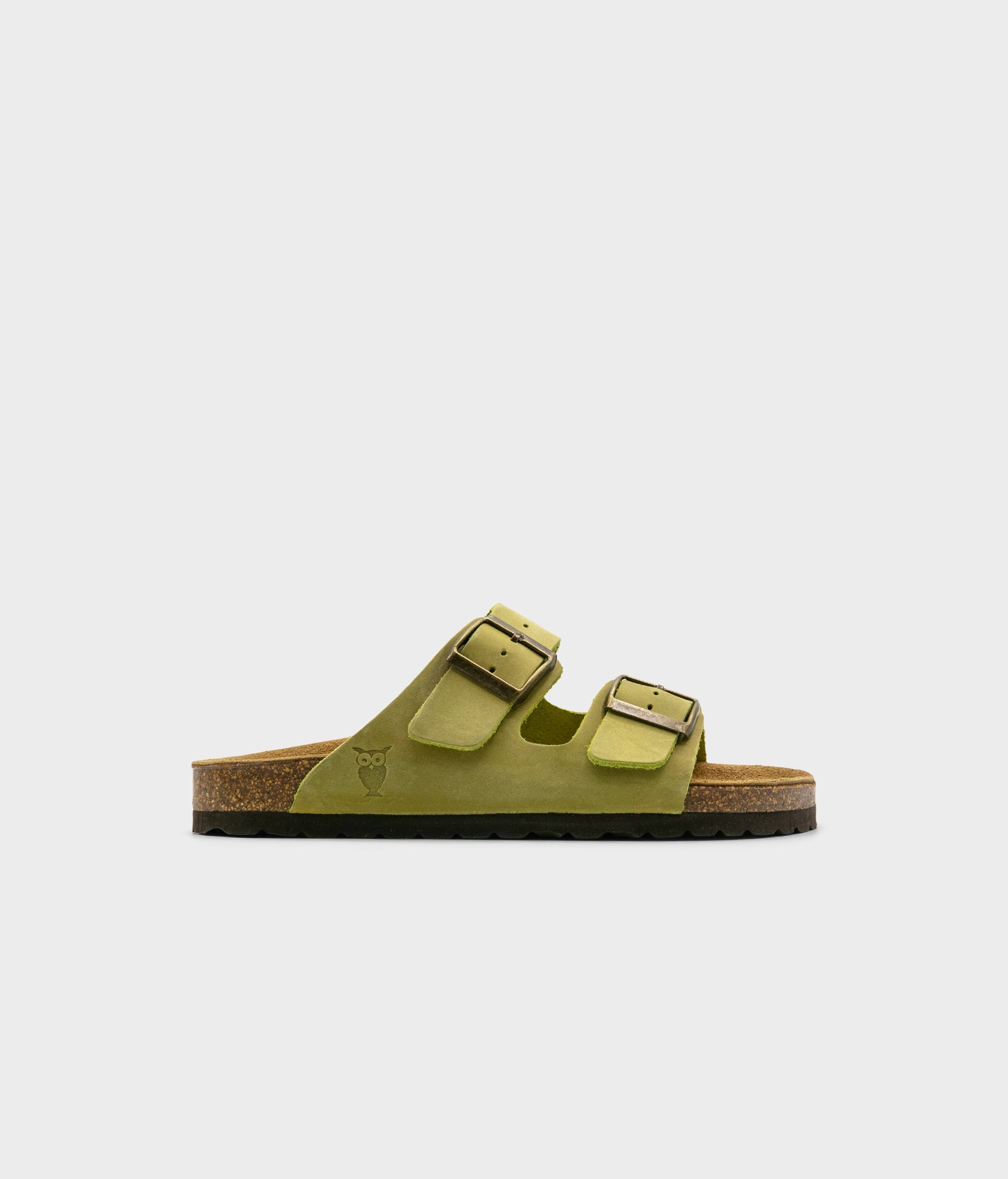 sandgrens Costa classic cork sandals Sage Green